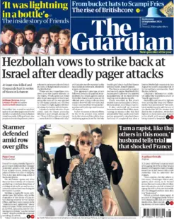 The Guardian – Hezbollah vows to strike back at Israel after deadly pager attacks 