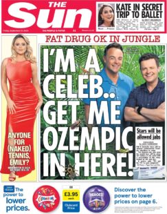 The Sun – I’m A Celebrity Get Me Ozempic In Here!