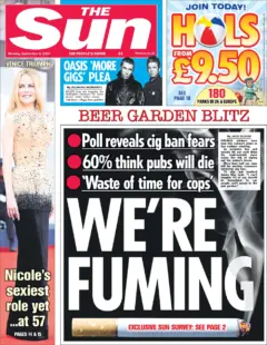 The Sun – Beer garden blitz! We’re fuming 