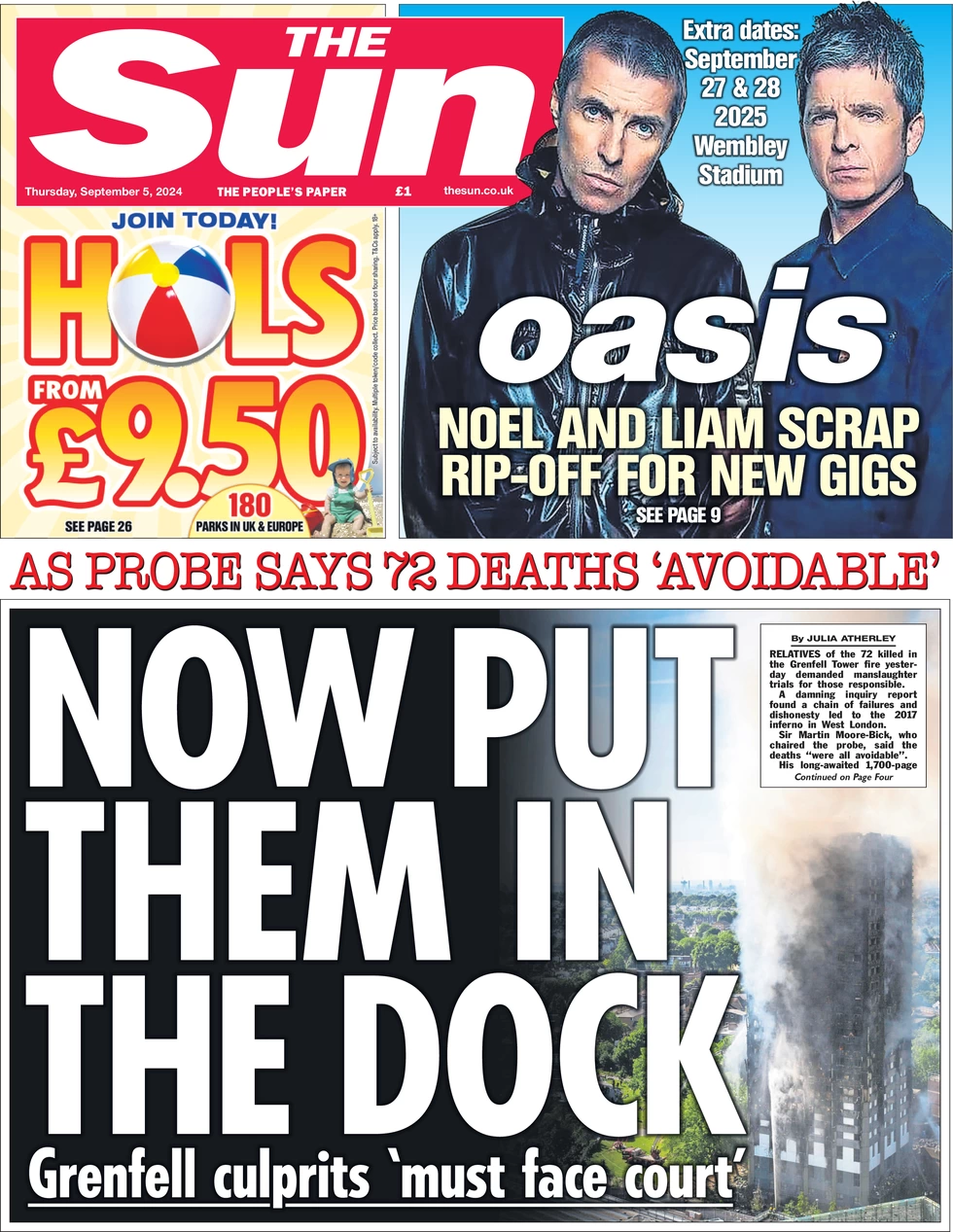 The Sun - Now put them in the dock 