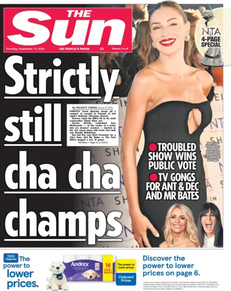 The Sun – Strictly still cha cha champs