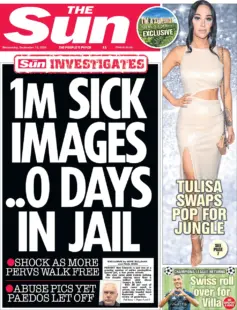 The Sun – 1m sick images … 0 days in jail 