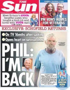 The Sun – Phil: I’m back 