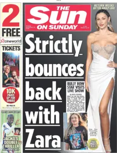 Sun on Sunday – Strictly bounces back with Zara 