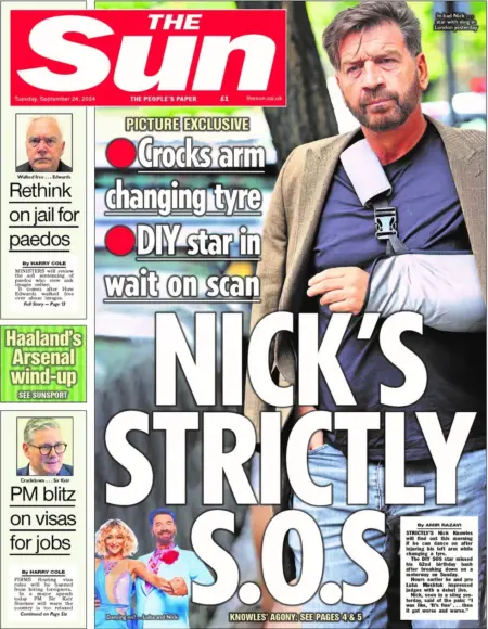 The Sun – Nick’s Strictly S.O.S 