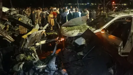 Blast near Karachi airport kills two Chinese nationals in suspected suicide attack