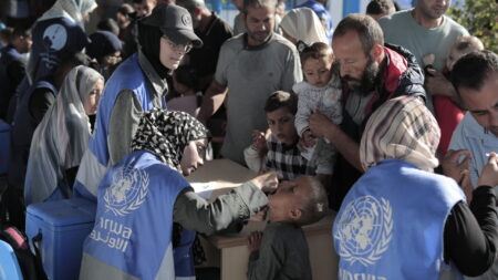 Polio vaccinations suspended amid Israeli bombardment