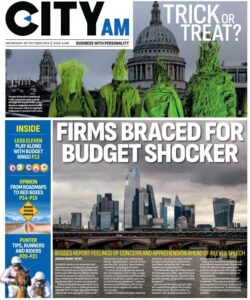 CITY AM – Firms braced for budget shocker