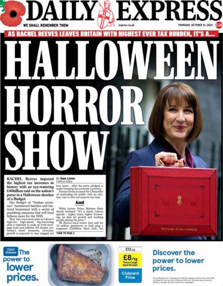 Daily Express – Halloween Horror Show