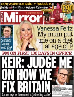 Sunday Mirror – PM on first 100 days in office