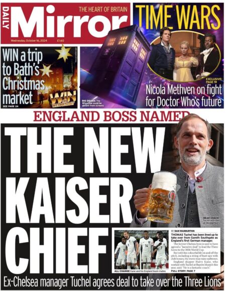 Daily Mirror – The New Kaiser Chief