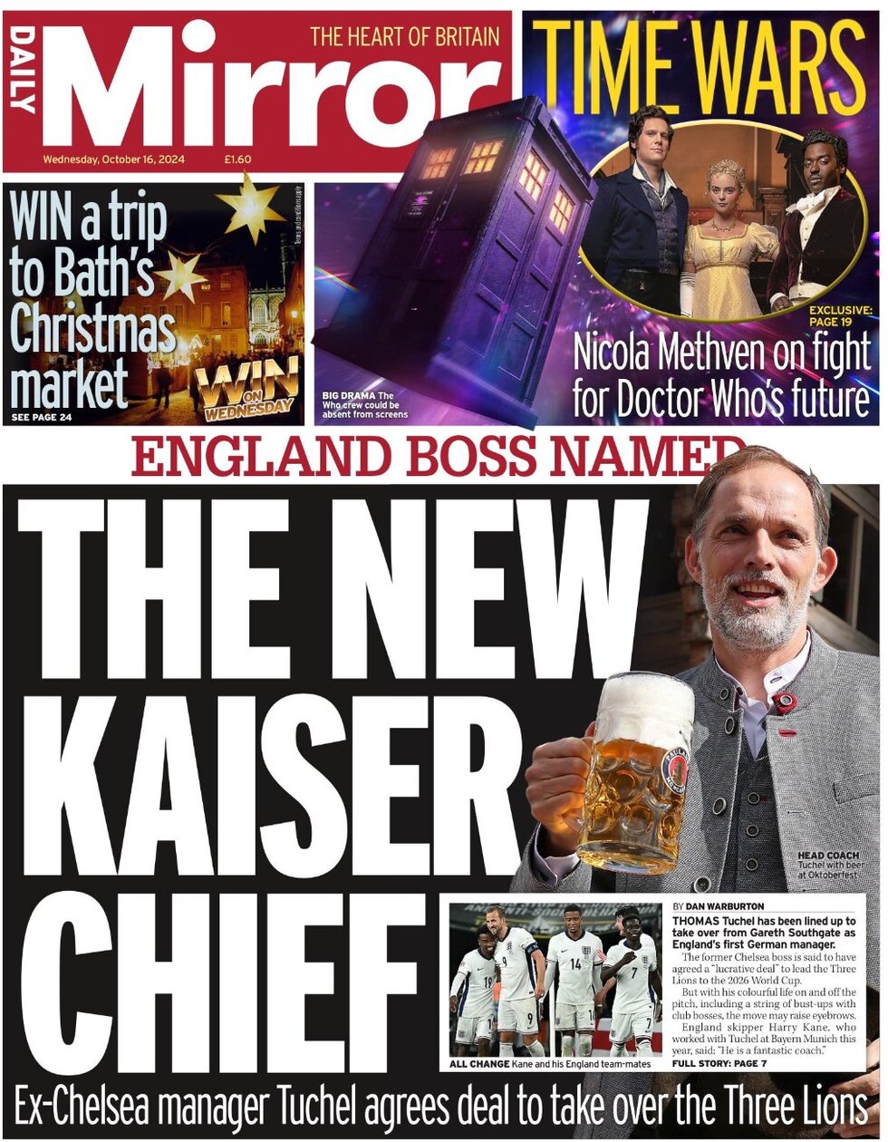 Daily Mirror - The New Kaiser Chief 