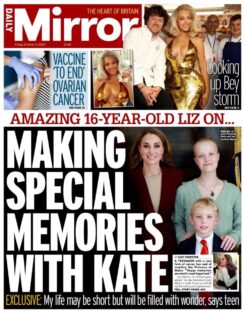 Daily Mirror – Making special memories with Kate 