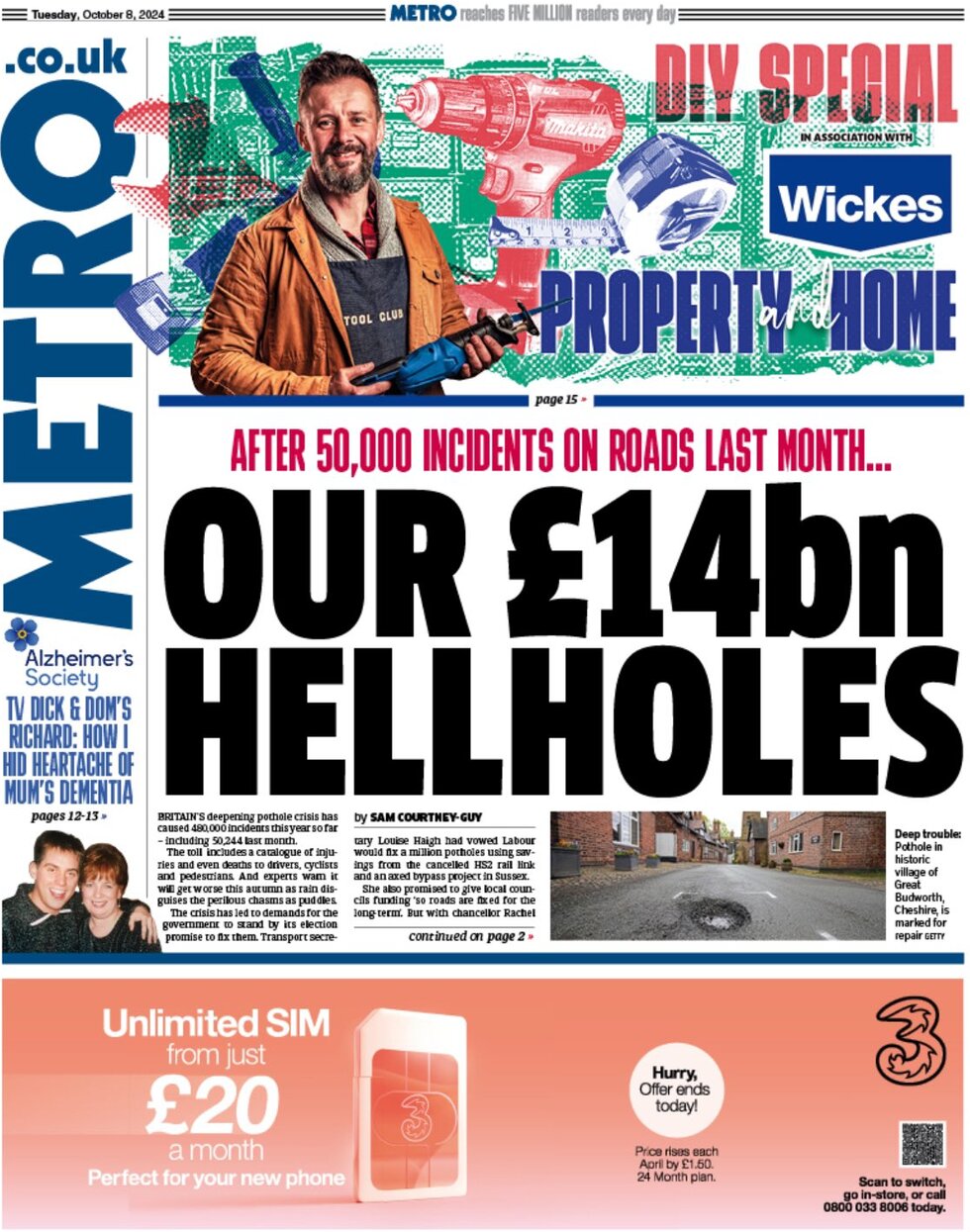 Metro - Our £14bn hellholes 
