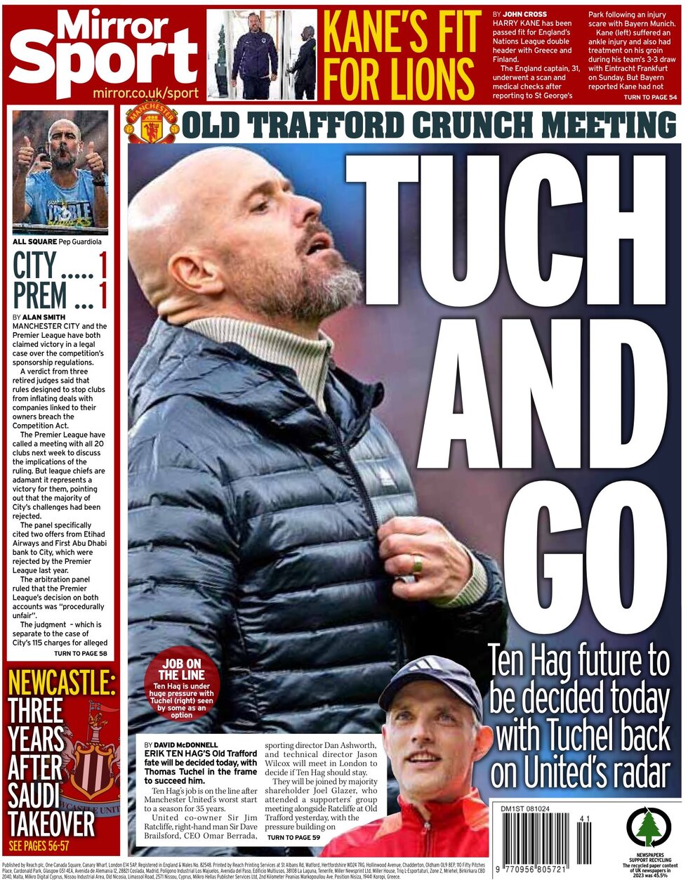 Mirror Sport - Tuch and Go 
