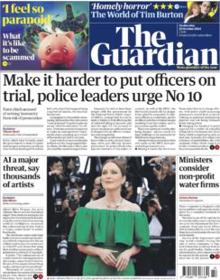 The Guardian - Make it harder to put officers on trial, police leaders urge No 10