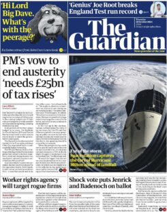 The Guardian – PM’s vow to end austerity needs £25bn of tax rises