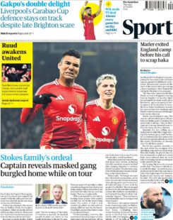 Guardian Sport – Ruud awakens United