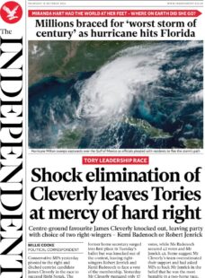 The Independent – Shock elimination of Cleverly leaves Tories at mercy of hard right