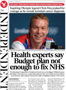 The Independent – Health experts say Budget plan is not enough to fix NHS 