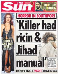 The Sun – ‘Killer had ricin & Jihad manual’