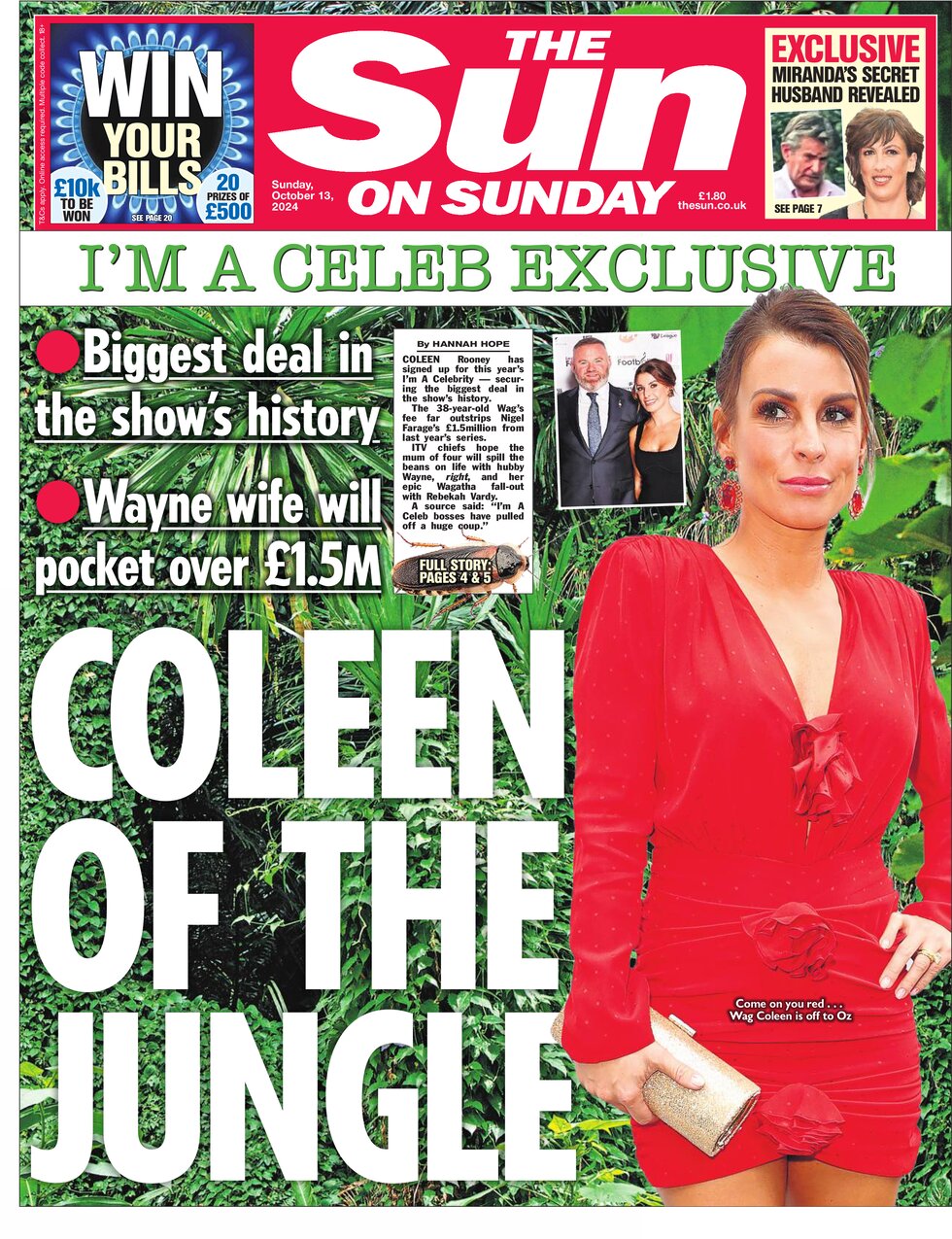 The Sun on Sunday - Coleen of the jungle 