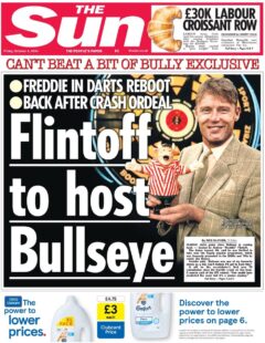 The Sun – Flintoff to host Bullseye