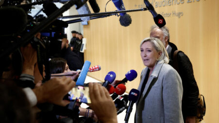 Marine Le Pen on trial for EU embezzlement case 