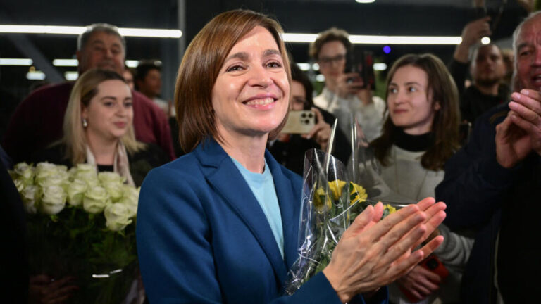 Moldova’s pro-EU leader Sandu re-elected 