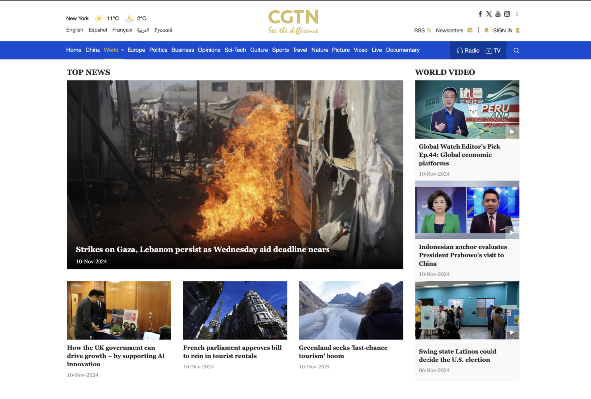 The Chinese perspective on world news affairs today - CTGN news