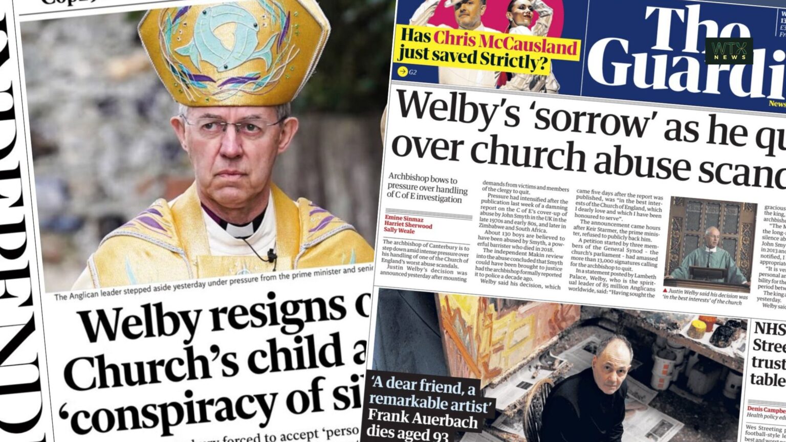 Trending – Justin Welby steps down following report as hunt for replacement begins 