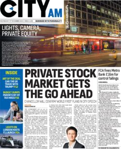 CITY AM – Private stock market gets the go ahead