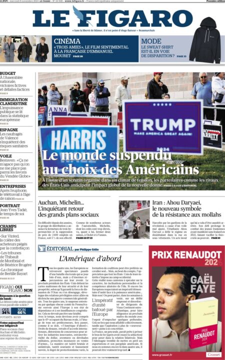 Le Figaro – Le monde suspendu au choix des Americains