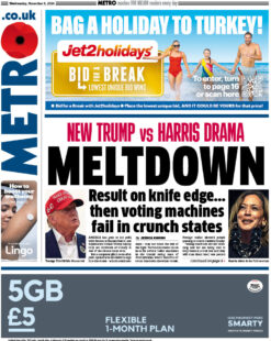 Metro – New Trump vs Harris drama: Meltdown 