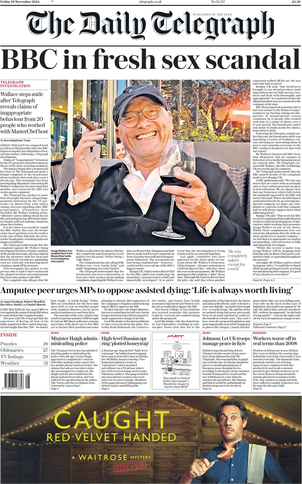 the daily telegraph 082510057 - WTX News Breaking News, fashion & Culture from around the World - Daily News Briefings -Finance, Business, Politics & Sports News