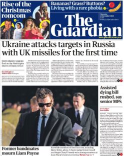 Ukraine attacks targets in Russia with UK missiles for the first time  – The Guardian