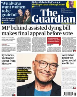 MP behind assisted dying bill makes final appeal before vote – The Guardian 