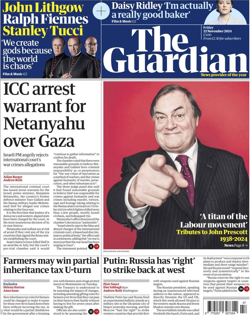 ICC arrest warrant for Netanyahu over Gaza - The Guardian