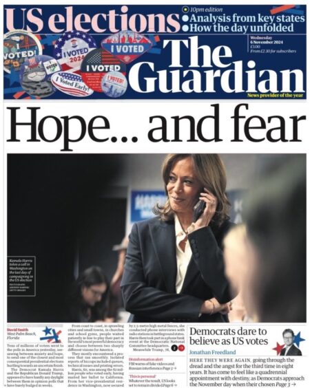 The Guardian – Hope and Fear 