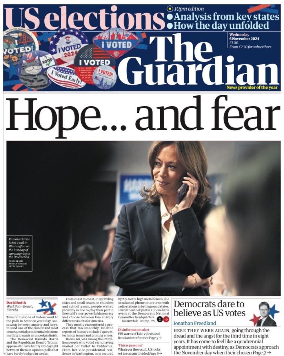 The Guardian - Hope and Fear 