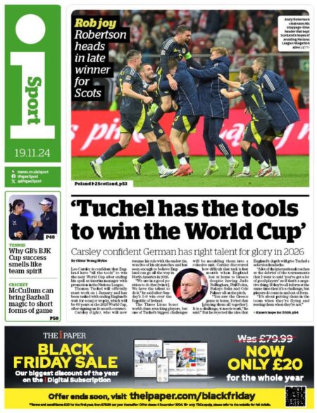 The i – Tuchel has the tools to win the World Cup