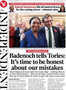 The Independent – Badenoch tells Tories: It’s time to be honest about our mistakes