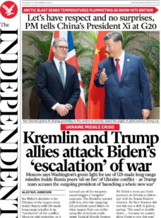 The Independent – Kremlin and Trump allies attack Biden’s escalation of war 