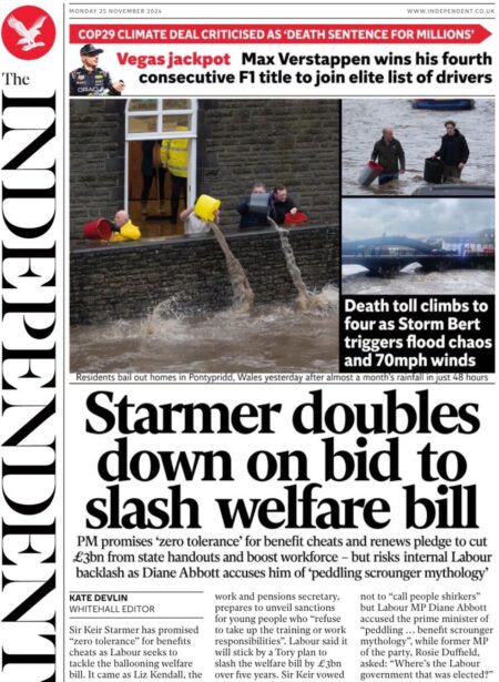 Starmer doubles down on bid to slash welfare bill – The Independent