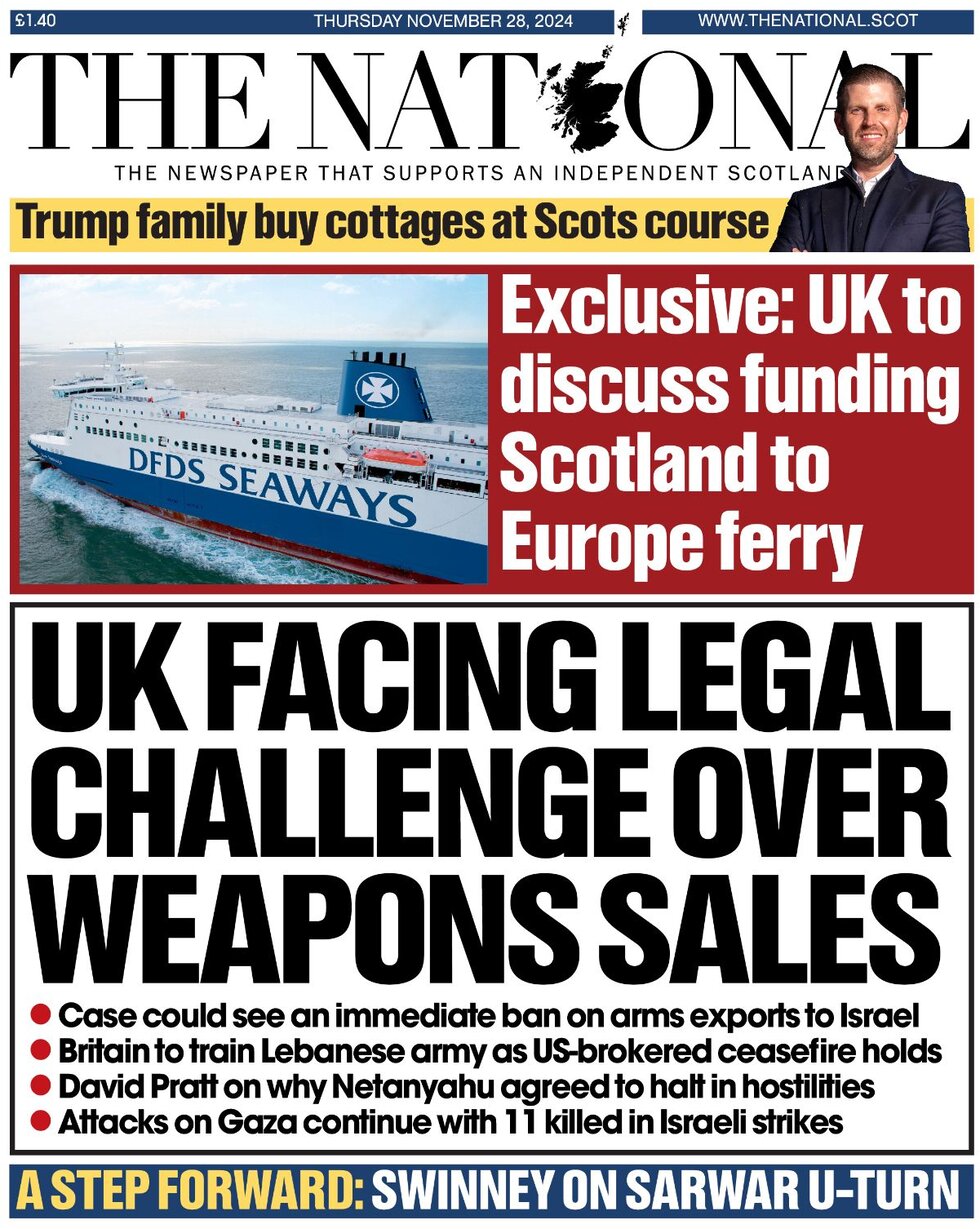 UK facing legal challenge over weapons sales - The National