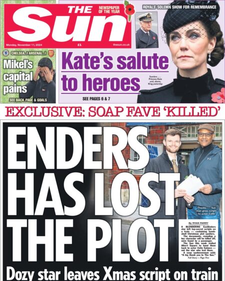 The Sun – Enders has lost the plot 