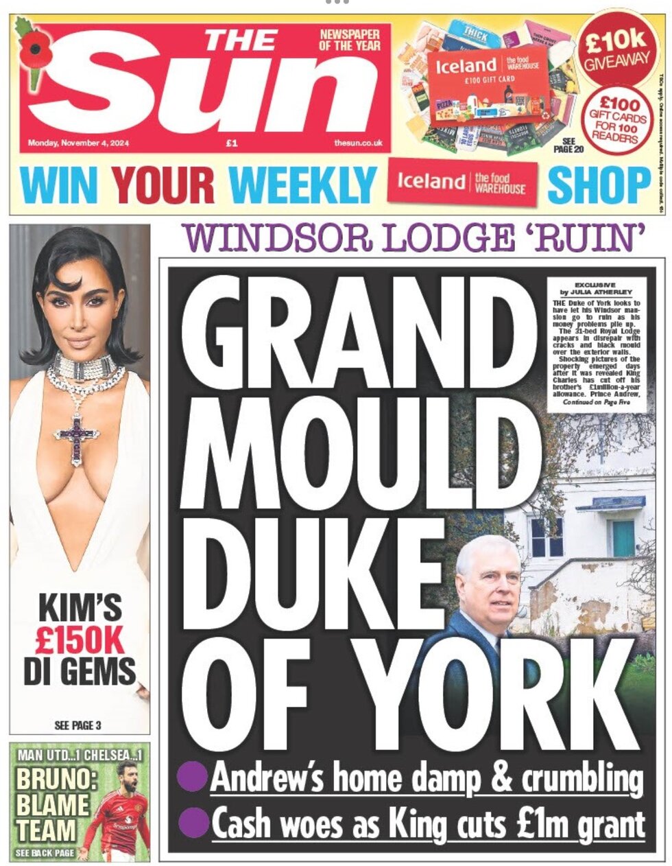 The Sun - Grand mould Duke of York 
