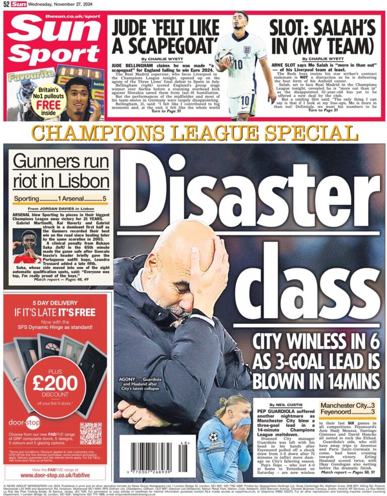 Champions League Special – Disaster Class