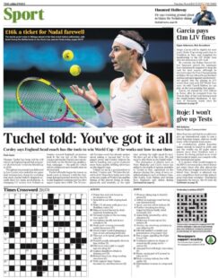 Times Sport – Tuchel told: You’ve got it all