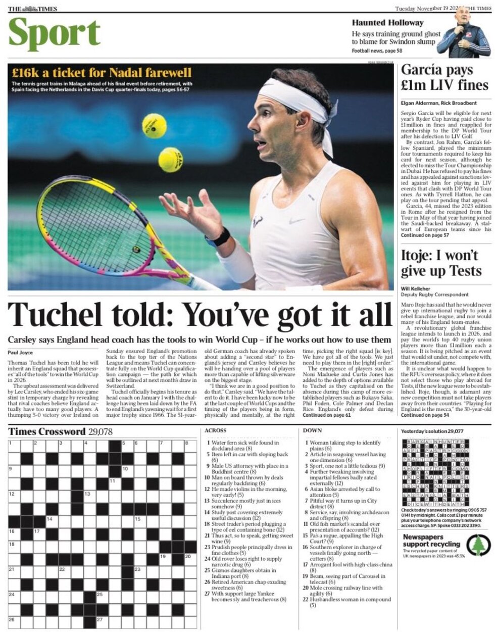 the times sport 002110975 - WTX News Breaking News, fashion & Culture from around the World - Daily News Briefings -Finance, Business, Politics & Sports News